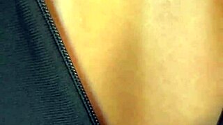 is monika fox teasing her shaved pussy with a pink toy in the bathroom