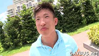 blindfolded stud tricked by a homosexual hunk into oral, wild stuff! 😲