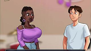 summertime saga 182 brings wild cartoon action in anime style.