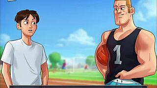 summertime saga 182 brings wild cartoon action in anime style.