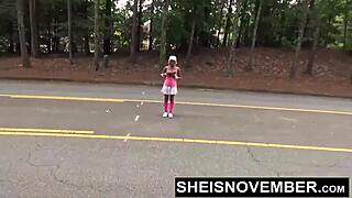 damn, msnovember’s ebonypussy torn open by rough bbc while riding pov!