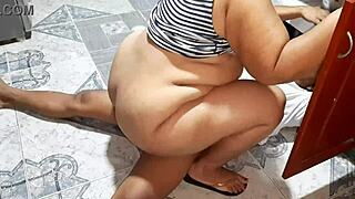 Who’s Pounding Harder, Me or the Guy Fixing My Kitchen With His Huge Tool?