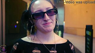 Raven Vice, Hot White Slut, Seduces Old Man at Golden Gate Casino in Vegas