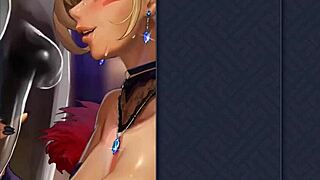 this kinky anime hentai episode features a rimjob for genesis in the king of kinks