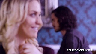 Misha Cross and Victoria Pure Share a Cock in Private Com, Deepthroat Group