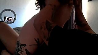 Petite young latina brunette shows husband how she rides her bull's ass