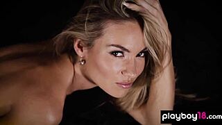 small titted blondie vicky shows tight naked body after hours