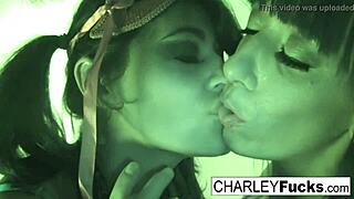 charley chase and busty alia janine fuck in a hot scene with oral and pussy action