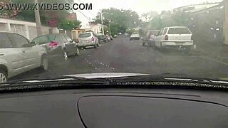 Uber Driver Cums in Passenger's Mouth for Ride Payment.