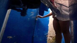 My mother-in-law's big ass and tits while she masturbates in the shower 😘