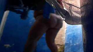 My mother-in-law's big ass and tits while she masturbates in the shower 😘