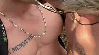 The orgy went wild with famous twinks outdoors on the trail