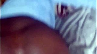 Ebony lady fucks hard in bathroom!