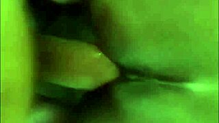 Ebony lady fucks hard in bathroom!