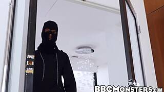 teen gina valentina explores huge bbc with wild passion. she toys and sucks in steamy interracial play.