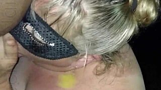 4th of july 2019, blonde coworker sucks big black cock outdoors!!