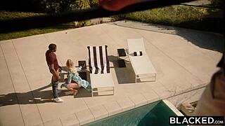 Blacked curvy blonde vic takes huge bbc while bf watches