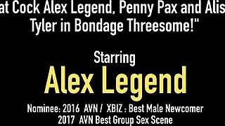 Fat Cock Alex Legend Dominates Penny Pax and Alison Tyler