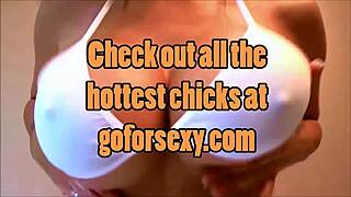 A Brunette Babe Bent Over For Fucking Machine Orgasm