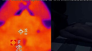 Angel busted on nightvision cams getting wild with hardcore face action