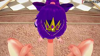 scáthach-skadi fucks on throne in pov fantasy