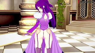 scáthach-skadi fucks on throne in pov fantasy