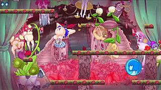 Exorcist yukiho navigates the labyrinth of despair in this anime hentai game with boss battles