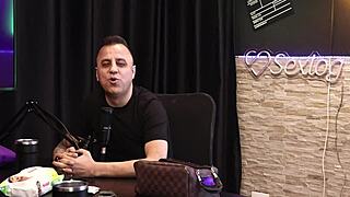 Woman Kisses Him, Enrages Man, Cum On Car Door!