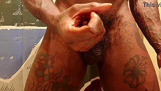 Big dick black man hallelujah johnson relaxes solo