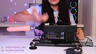 Agatha Dolly unboxes machine, tests speed on all fours