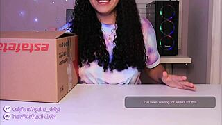 Agatha Dolly unboxes machine, tests speed on all fours