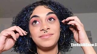 Curly Rican Latina Twerks On Jay Bangher's Monster Cock!