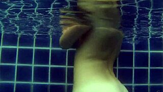 Hey Wendy, why swim nude under water at the pool?