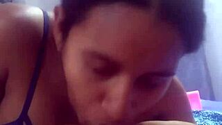 watch how my latina stepsister sucks me real good