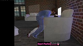 showing the new medic trainee around the cartoon sex