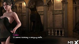 Hey, this uncensored anime hentai shows a bossy woman giving orgasm with her foot in episode 2 43.