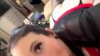 sexy milf sucking monster cock?