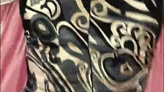 French amateur in satin panties gets spanked and rimmed