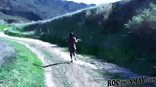 Amateur Ebony Couple on Malibu Fuck Trip, Clothes Ripped Apart!