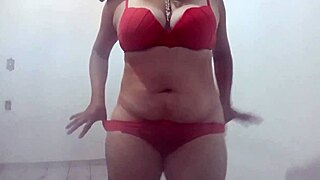 Hot Mature Latina Woman Dancing Sensually