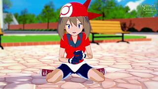 May haruka congratulates you for being a good trainer