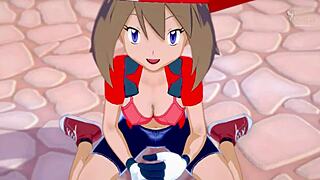 May haruka congratulates you for being a good trainer