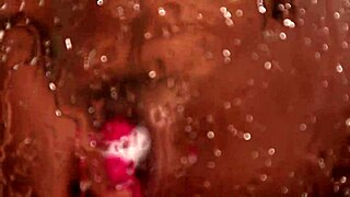 I's bathing in the shower, feeling so relaxed and clean.