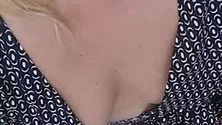 Milf masturbates with toys on video call, talking dirty