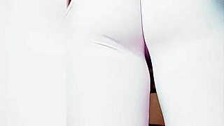 shy sexy girl shows her virgin body, tits, and ass with bent over poses 😊