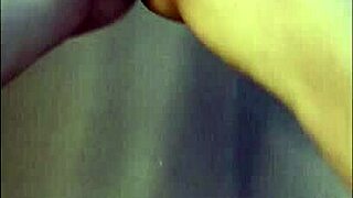 Lesbian girls ride big dick in doggystyle tribbing