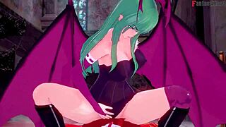 Morrigan having hard sex in sheer fantasy halloween special on sheer fantasyking3