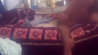 step mother caught in intimate moment