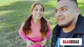 The mexican teen prostitute does yoga, then stimulates her clit in my bed.