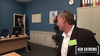 Raw company interview spirals into interracial foursome with ebony jasmine web